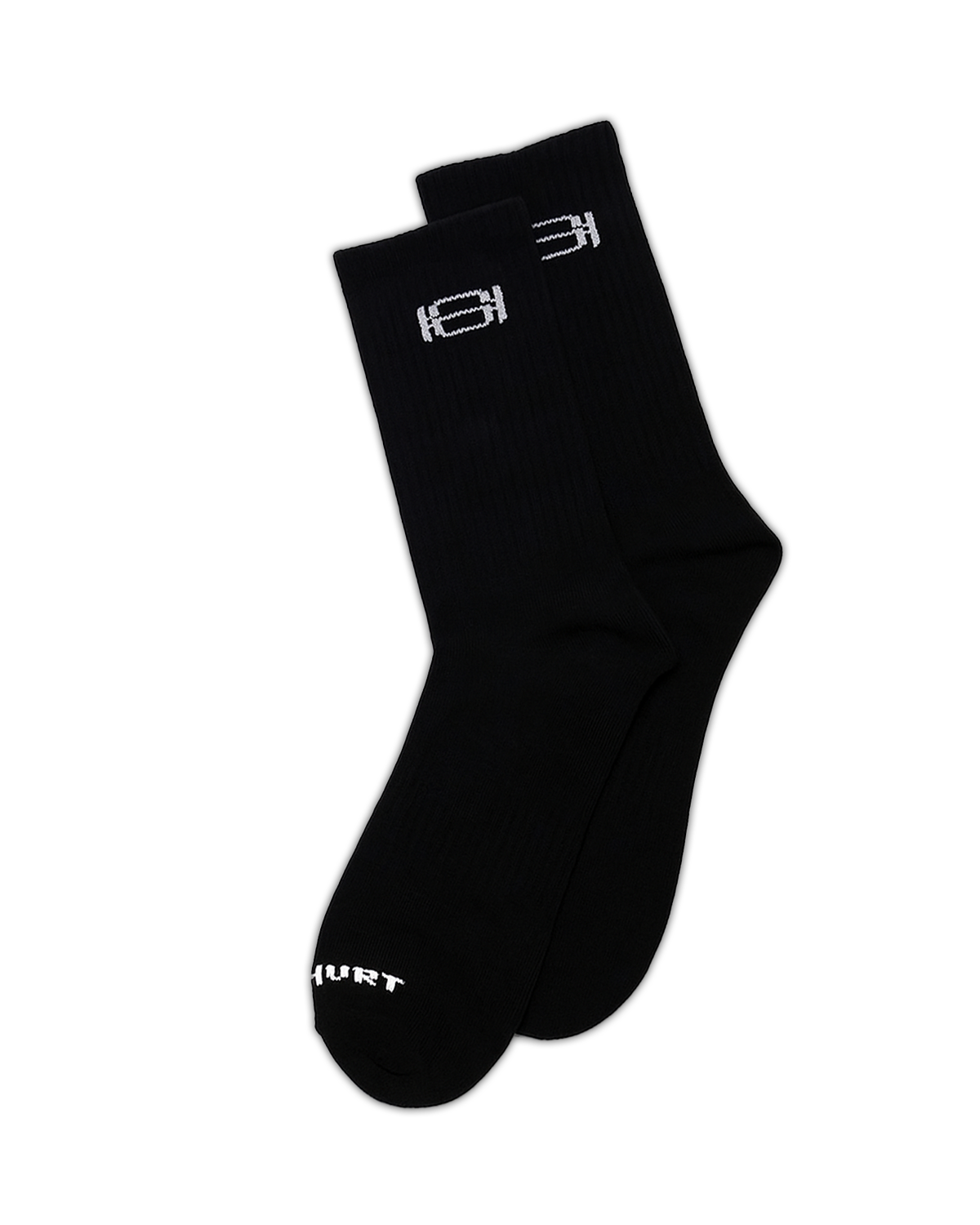 GOODHURT CREW SOCKS (BLACK)