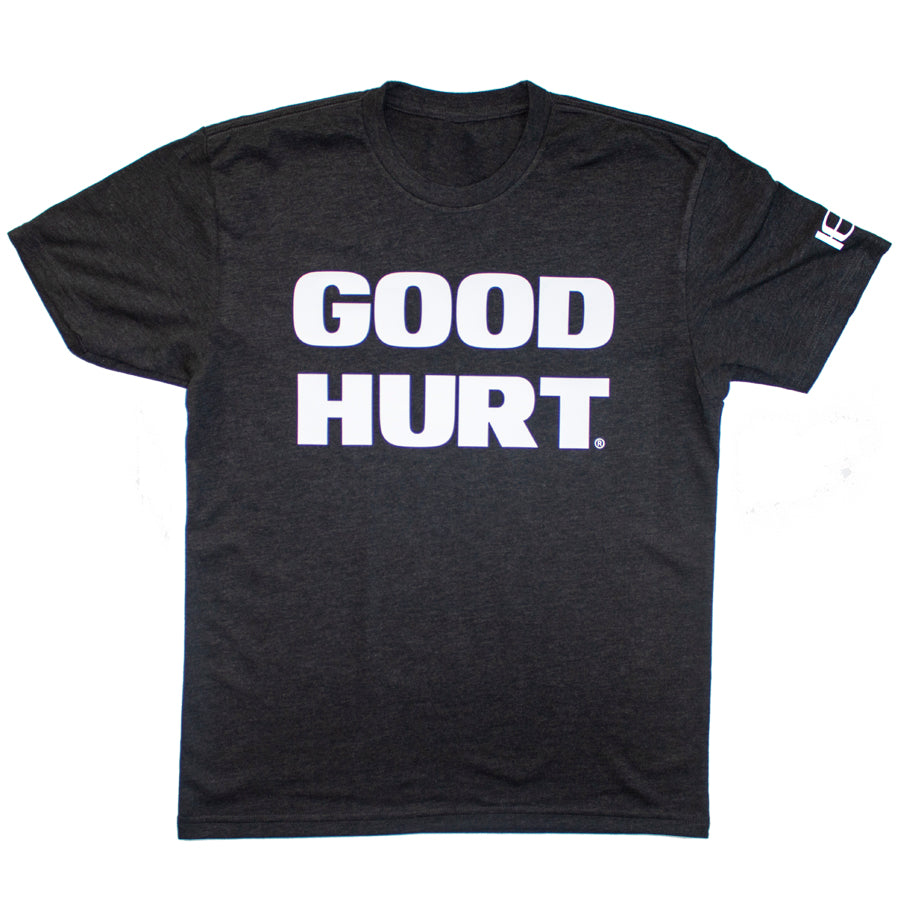GOODHURT - Black/White Tri-Blend T-Shirt
